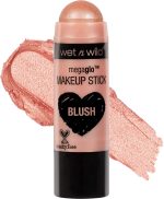 Wet n Wild MegaGlo Blush Stick Conceal & Contour, Peach Bums| Shimmer | Blush Makeup Multistick | For Cheeks | Cream